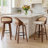 Templecorran Swivel Modern Swivel Counter & Bar Stools (Set Of 3)-1260338381-1260338416
