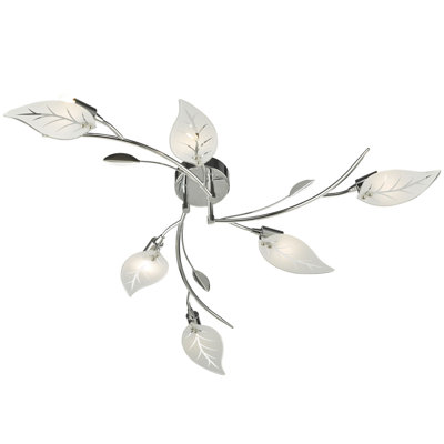Iggy Glass Semi Flush Mount