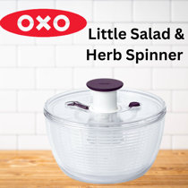 KitchenCraft Mini Salad Spinner / Dresser, 19 cm