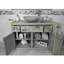 Maximus 1000mm Single Bathroom Vanity with Vessel Ceramic Basin
