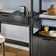 Jorah 3-Piece Transitional Writing Desk With 2 Narrow Bookcases