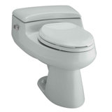 1 GPF Water Efficient Elongated One-Piece toilet (Seat Included)