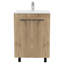 Armoire de plancher Oxnard, salle de bain, chêne clair-1651438069
