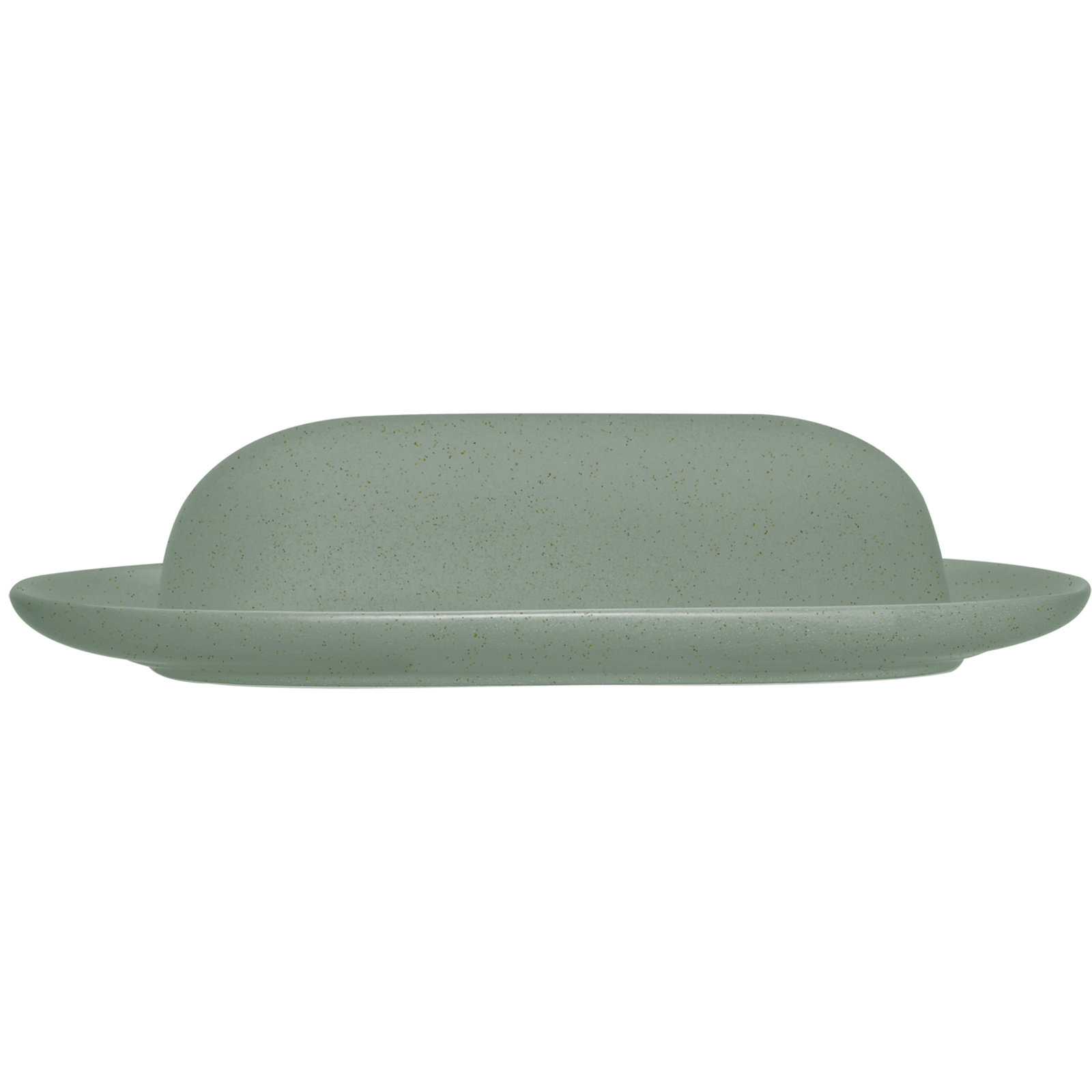 Noritake Colorwave Covered Butter Dish, Green, 8.4'' W X 2.6'' H