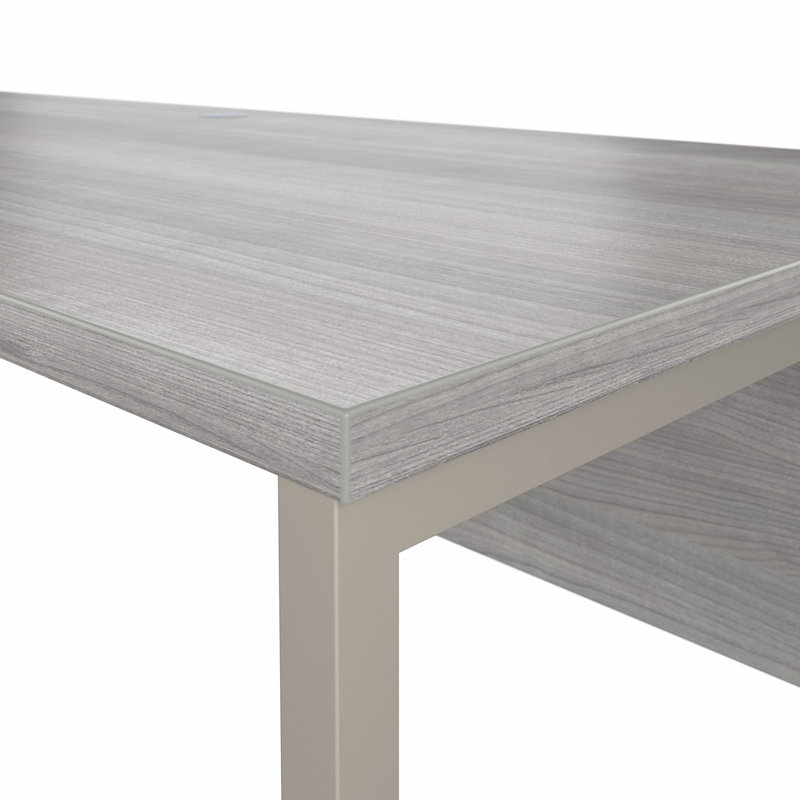 Bureau hybride, H 29,91 po x l 71,02 po x P 29,37 po, Gris clair