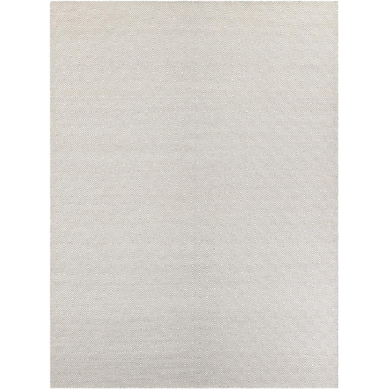 Tapis contemporain contemporain gris, Rectangle 9 pi x 12 pi