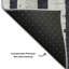 Tapis noir Prisco lavable à la machine de qualité supérieure-1643461062