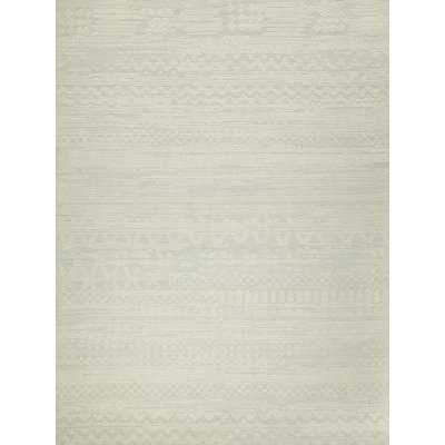 Martha Hand Tufted New Zealand Wool Silver/Ivory Area Rug