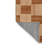 Machine Washable Checkered Brown Area Rug-1478395932