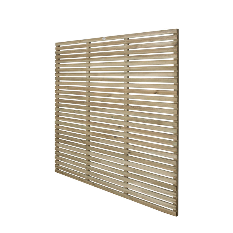 180 cm W Fence Panels Fencing with 1 Panel(s) Included, 180cm H x 180cm W x 4.4cm D