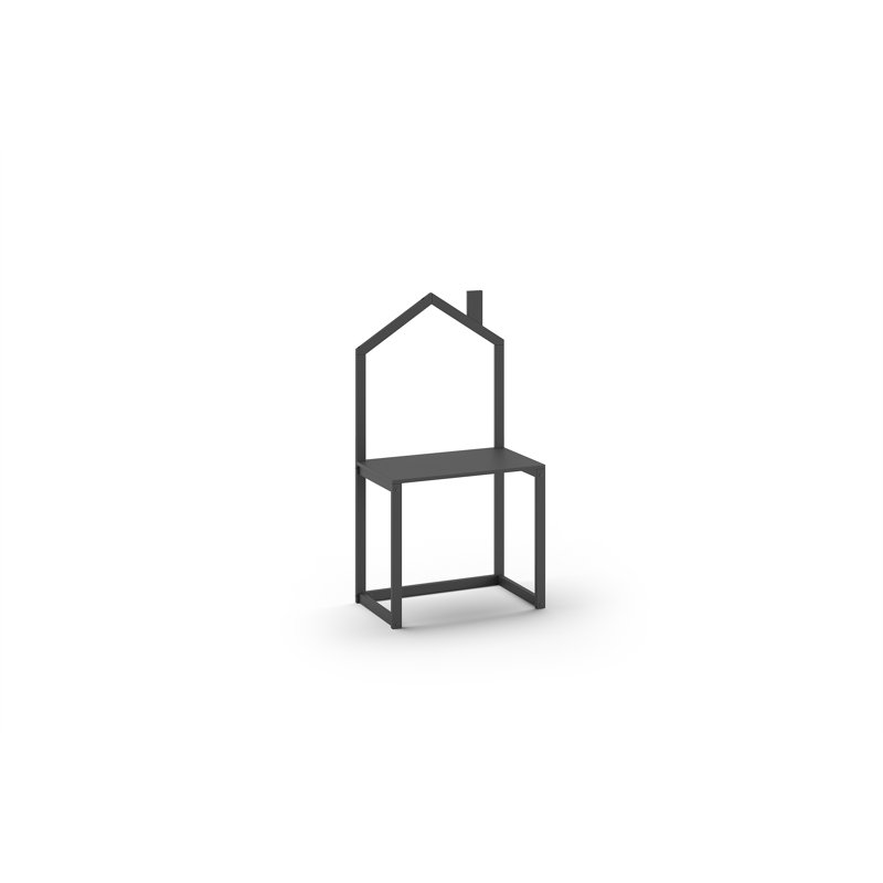 Dallas 80cm W Writing Desk, Black