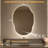 Dibbrun Frameless Lighted Bathroom Mirror-902978309-929109397