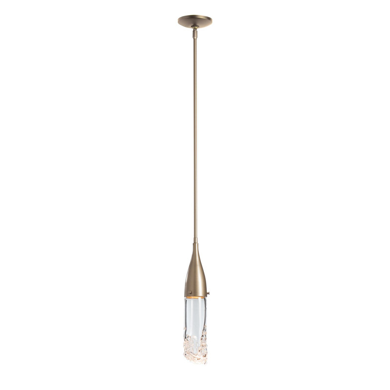 Fritz 1 - Light Single Cylinder Pendant, Soft Gold