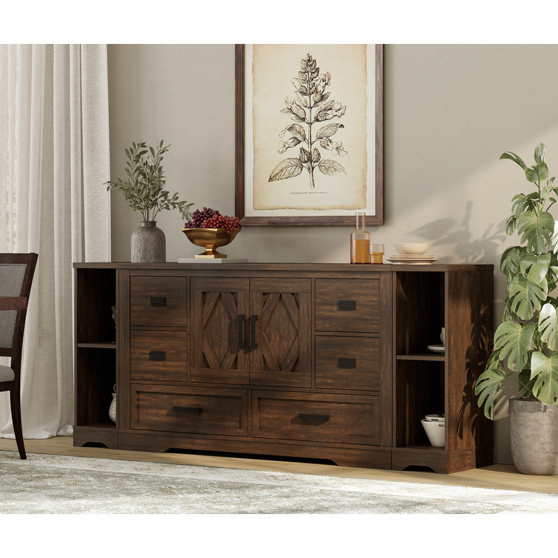 Armoire d'appoint Glenford, Brun