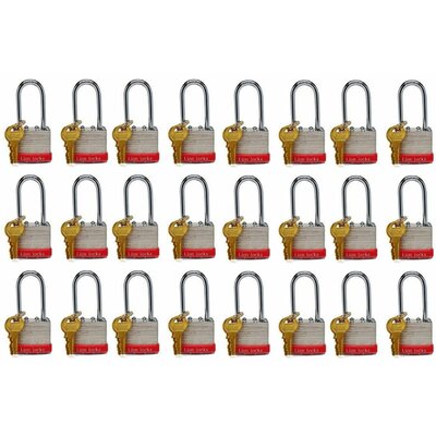 Lion Locks 5PLS Keyed-Alike Padlock -  AfulaEnterprises, LLLSPDLK24-W