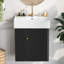 Meuble-lavabo flottant avec lavabo en céramique-882246443-882246423