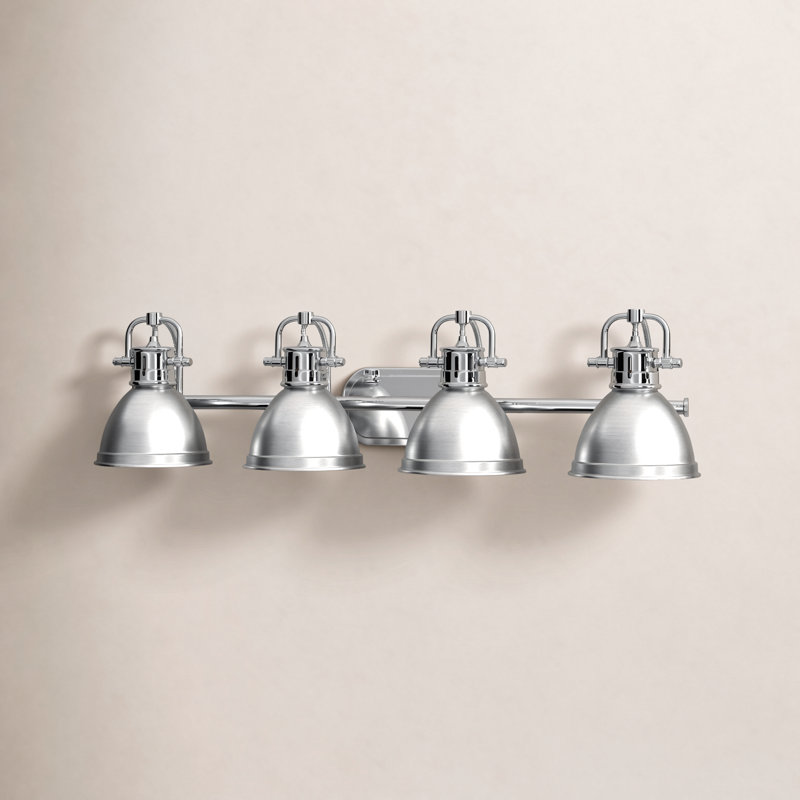 Calico 4 - Light Dimmable Vanity Light, Pewter, Chrome