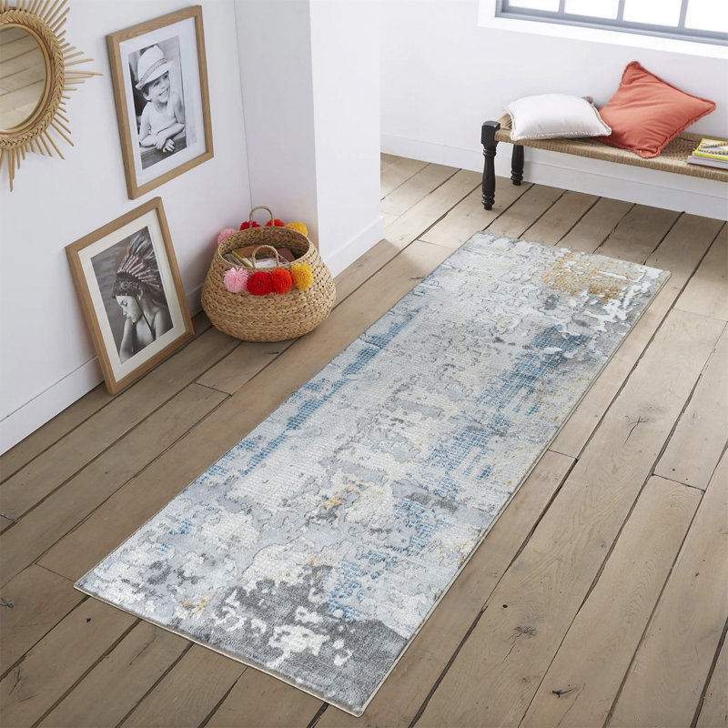 Textures GC_ART2001 Multi 5 Ft. 3 In. X 7 Ft. Area Rug, Rectangle 5'3" x 7'