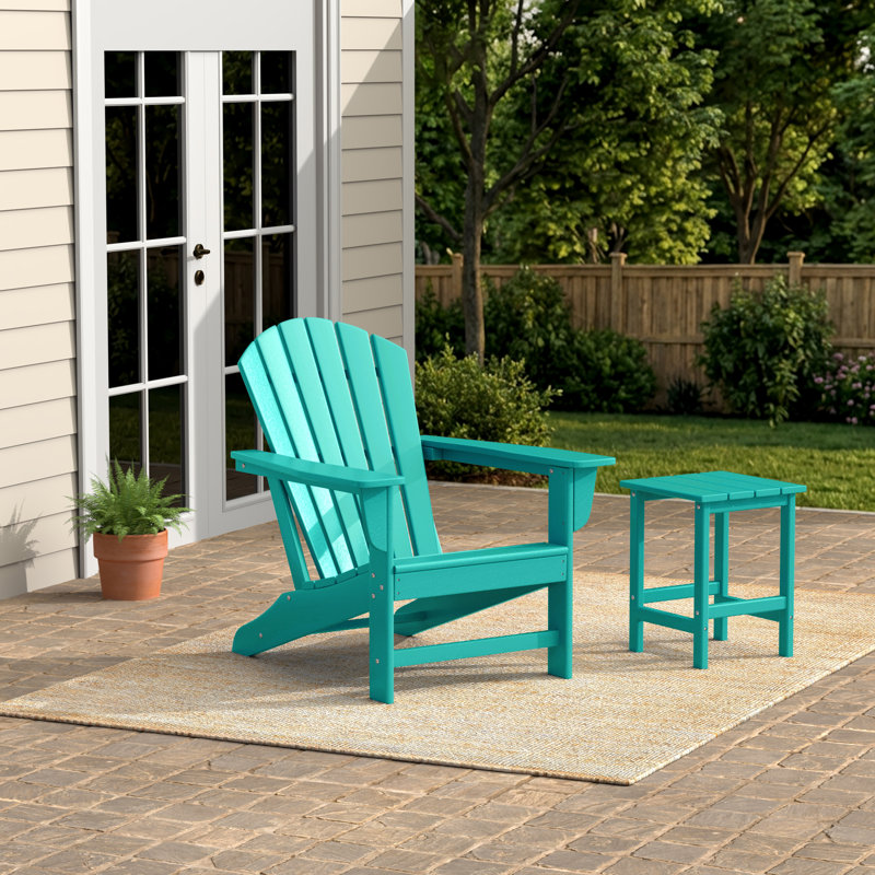  Chaise Adirondack en plastique Altura, Turquoise