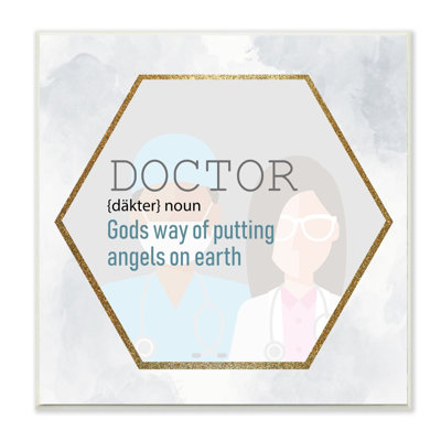 «Doctor Spiritual Définition Health» par Kim Allen - reproduction d'art textuel