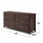 6-drawer Pine Wash Storage Dresser-1611687748