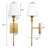 1 - Light Iron Hardwired Wallchiere-602470860