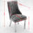 Rayon Cloth Flocking Chenille Dining Chairs-25989210