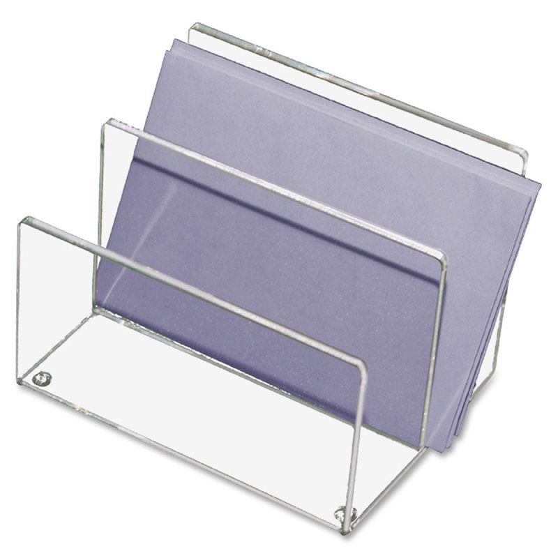 Kantek Clear Acrylic Mini Sorter Plastic File Organizer