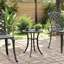 Angalena Round Metal Outdoor Dining Table - 48 cm W 48 cm D-194512309