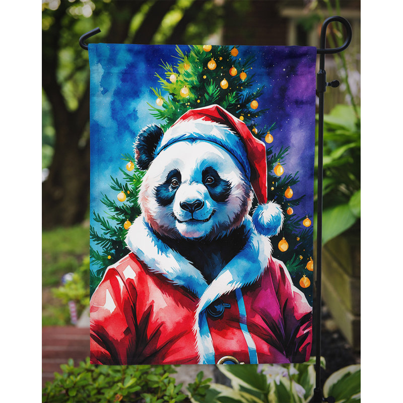 Drapeau de jardin de Noël, Panda