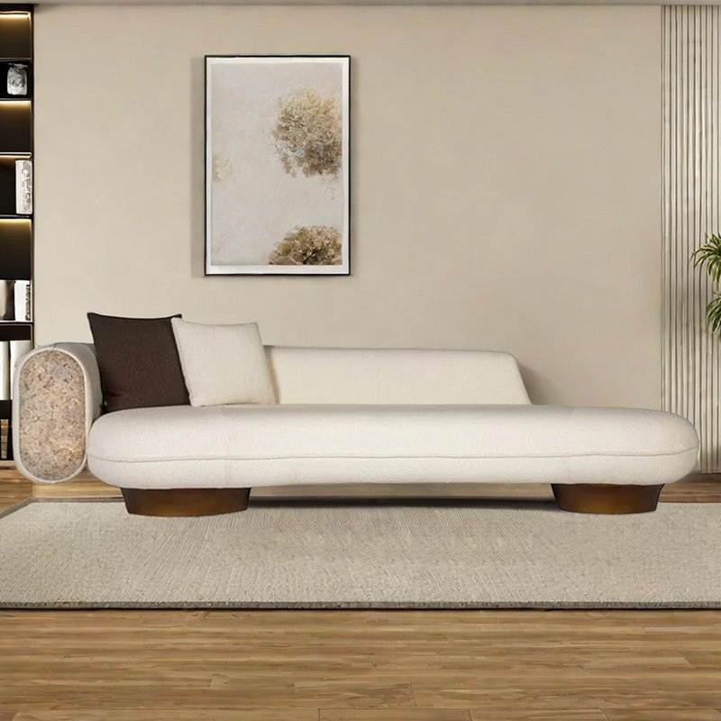 Élégante chaise en pin massif, Orienté à gauche (vu de face)