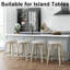 Ensemble de 2 tabourets de bar pivotants Mid-Century-1165425500