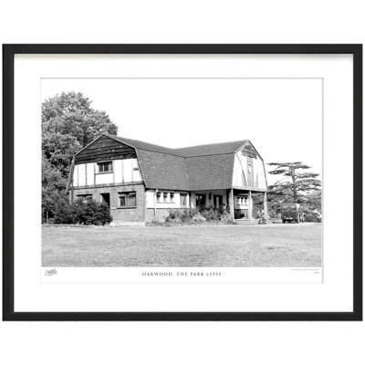 Oakwood, the Park C1955 1 Piece Single Picture Frame Wall Art