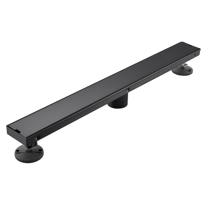 Drain de douche linéaire à carreler, Noir