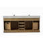 Ensemble de meuble-lavabo double l 84 po Zoila-1224928369