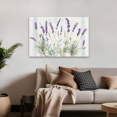 Fleurs et fleur de lavande bleue