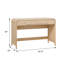 Sitarski Transitional Curved Waterfall 2-Drawer Writing Desk-138544448