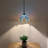 Tiffany Pendant Lighting Plug in Stained Glass Dragonfly LED Bulb Included 12"W*12"D*60"H-268900071