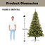 Lighted Artificial Christmas Tree-669256884