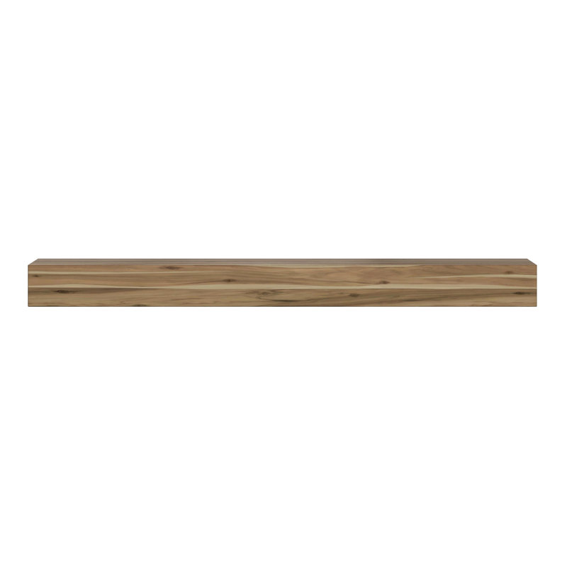 Tablette de manteau de cheminée en acacia, 48 po, Délavé