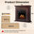 35.35“ Electric Fireplace with Remote Control-1573442170