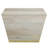 19" White Solid Wood Square End Table