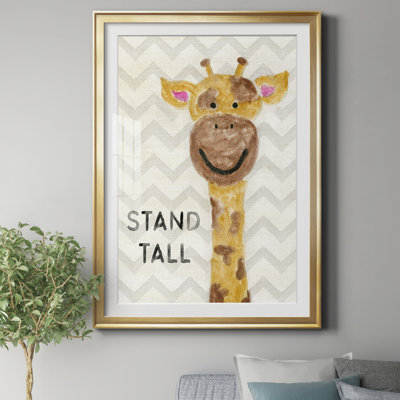 Safari Stand Tall - Reproduction d'art sur papier encadré