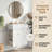 Gabrielle 21.6 Single Bathroom Vanity with Ceramic Top-1104563557