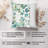 Botanical Eucalyptus Leaves Pattern VI Pillow Cover-102215766