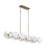 Cosmos 10-Light Linear Pendant - Havana Gold-9221625