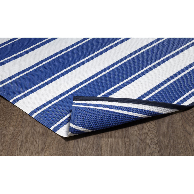 Tapis intérieur / extérieur en plastique réversible à séchage rapide Fiesta Premium, Rectangle 5 pi x 8 pi