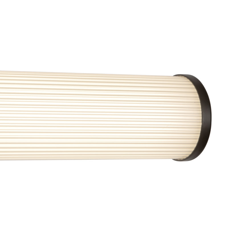 Vire 24-in Black dimmable LED Wall Sconce, Matte Black