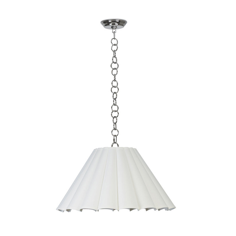 Allison Pendant Large (Natural Brass), Polished Nickel