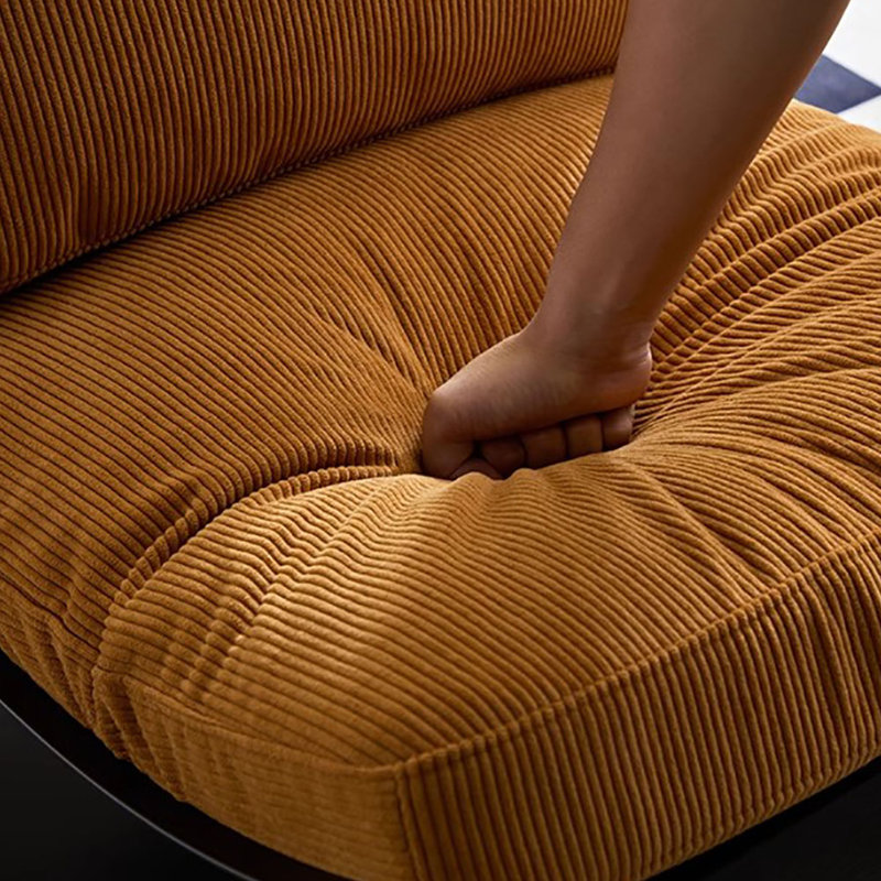 Italian simple fabric leisure rocking chair